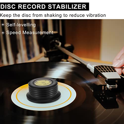 Stabilisateur de Poids D’enregistrement 50 Hz avec Niveau à Bulle, pour éliminer les Vibrations, Pince de Disque en Alliage D’aluminium pour Tourne-disque Vinyle LP(le noir) - Les Beatles, Paul McCartney, John Lennon, RIngo Starr, George Harrison Stabilisateur de Poids D'enregistrement 50 Hz avec Niveau à Bulle, pour éliminer les Vibrations, Pince de Disque en Alliage D'aluminium pour Tourne-disque Vinyle LP(le noir) – Image 3