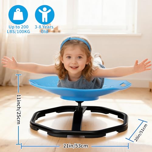 Pandapop Spinning Chair for Autistic Kids, Upgrade Handle Sensory Chair, Autism Sensory Products, 360°Silent Anti-Slip ADHD Chair, Sensory Toys for Autistic Kids Ages 3-5 by Pandapop - Image 4