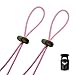 Flow Bungee Goggle Strap Kit (2-Pack) - Universal Adjustable Replacement Straps For Swim Goggles (Pink)