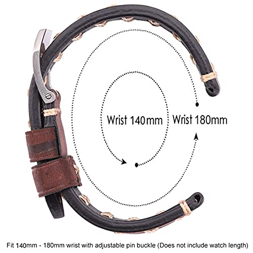 Correa de reloj de cuero para renovar relojes de 22mm 7