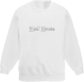 Azeeda 'New House' Kid's Sweatshirt/Jumper (7-8 Years) (KW00018477)