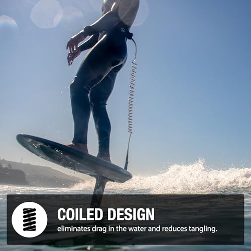image for Ho Stevie! Foil Waist Leash for Hydrofoil Boards - No Drag in Water, N