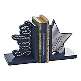 【DESIGN UNICO】: i fermalibri metteranno sicuramente in risalto i tuoi libri. ideale per la decorazione della casa o dell'ufficio Ideale per qualsiasi arredamento rustico o ispirato alla fattoria. Aggiungerà un aspetto unico alla tua scrivania o agli scaffali mantenendo i libri organizzati e in posizione in modo che i libri pesanti non si ribaltino facilmente. I nostri fantastici fermalibri sono sia funzionali che decorativi.