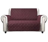CHHKON Sofa Cover with Anti-Skip Dog Paw Print 100% Waterproof Quilted Dog Furniture Protector Sofa