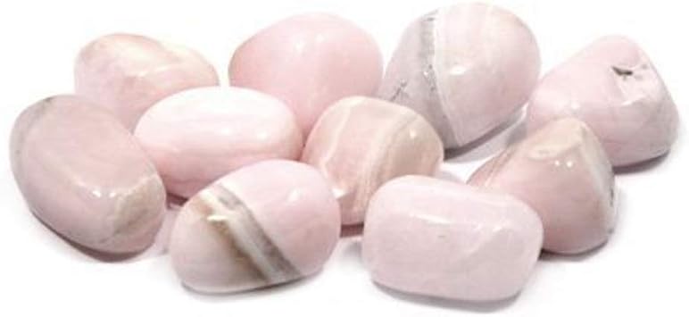 CrystalAge Mangano Calcite Tumble Stone 20-25mm - Single Stone