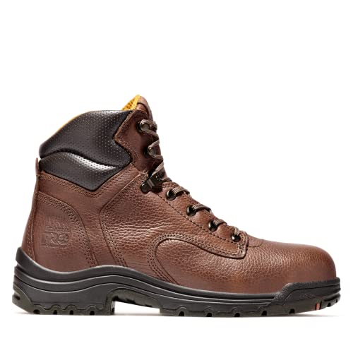 Timberland PRO Men's TiTAN 6 Inch Alloy Safety Toe Industrial Work Boot, Coffee Brown-2024 NEW, 10.5 M US