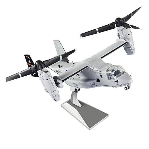 HANGHANG 1/72 Scale Military Diecast V-22 Osprey Fighter Military Airplanes Metal Model Plane pre Painted for Commemorate Collection