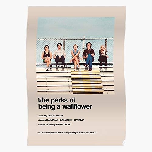 Logan Emma Movies Watson Coming Of A Being Lerman Age The Books Wallflower Perks Home Decor Wall Art Print Poster 11.7 x 16.5 inch