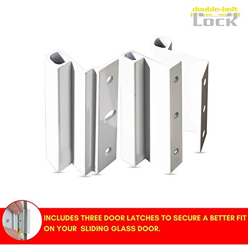 CAL Double Bolt Lock Sliding Patio Door Locks Child Proof Sliding