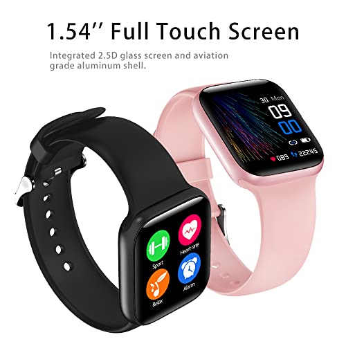 Smartwatch, 1.54'' Fitness Tracker For Men Women, Fitness Watch With Heart Rate And Sleep Monitor, Activity Tracker With Ip68 Waterproof Pedometer Tracker Watch For Android Ios #TOP1