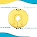 Non Inflatable Float Ring Babies, Pearl Cotton Material Baby Float Neck Ring, Non-Inflatable Babies Swim Float Neck Ring, Swim Ring for Babies Float (Yellow)