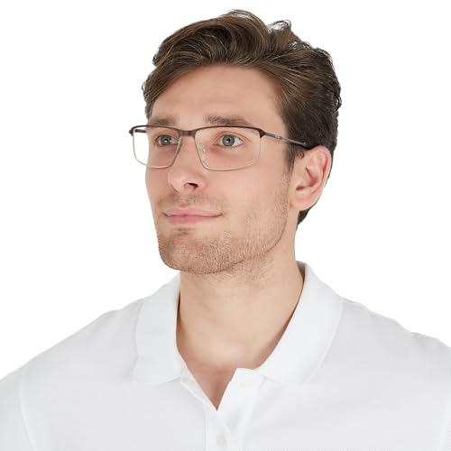Image of Oakley mens Ox5019 Socket Ti Rectangular Prescription Eyewear Frames