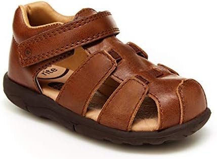 Stride Rite Boy's SRT Archie Sandal, Brown, 6 Toddler
