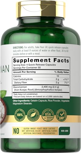 Carlyle Glucomannan Capsules
