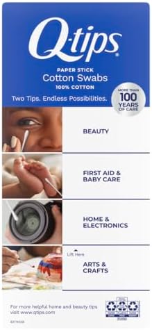 Q-tips Cotton Swabs, Original, For Home, First Aid and Beauty, 100% Cotton, 500 Count - 1
