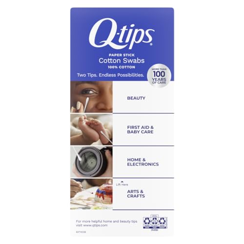 Q-tips Cotton Swabs, Original, For Home, First Aid and Beauty, 100% Cotton, 500 Count - View 4
