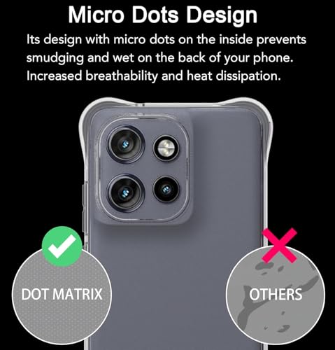 Image of REALCASE Silicone Moto Edge 50 Neo 5G Back Cover Case, Scratch Resistant Protective Crystal Clear Transparent Shock Proof Bumper Back Cover Case for Moto Edge 50 Neo 5G