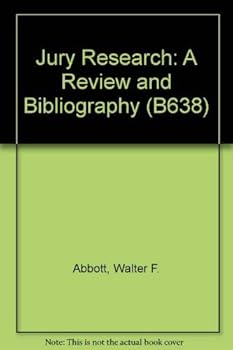 Hardcover Jury Research: A Review and Bibliography (B638) Book