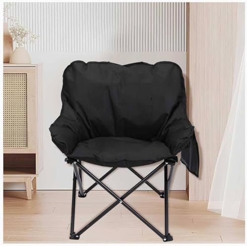 Oversized Heated Folding Chair for Adults with Portable Cushion and 3 Heat Levels, Supports up to 420lbs for Camping and Outdoor Use