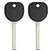 Keyless2Go New Uncut Replacement Transponder Ignition Car Key High Security Laser Sidemill B119 HU100 (2 Pack)