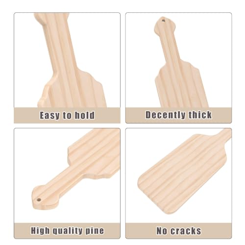 HAPYFMSHI 2 Pieces Fraternity Paddle 22 Inch, Unfinished Solid Wooden Paddle, Greek Sorority Paddle for Drawing,Crafts & Home Decorating by HAPYFMSHI - Image 2