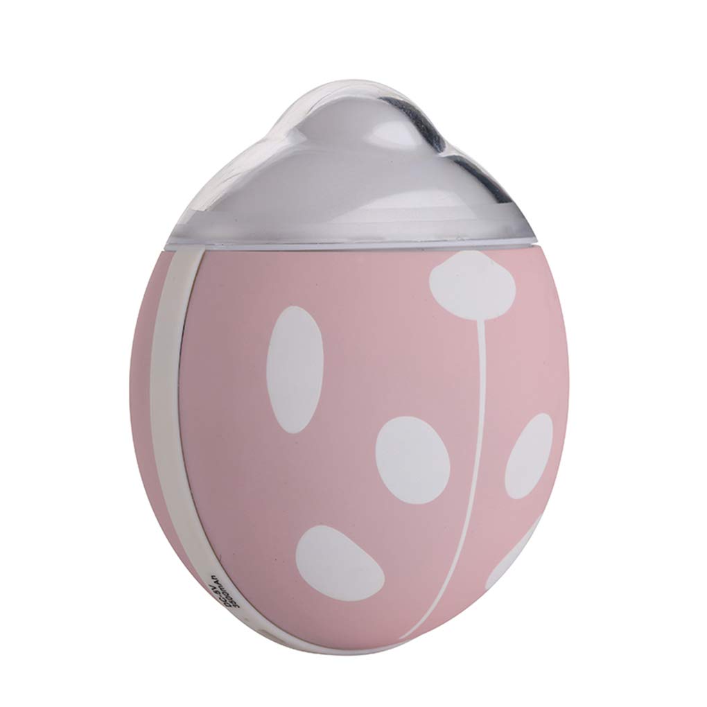 Inverno Scaldamani Elettrico, Luce Notturna a LED Portatile Power Bank, USB Ricaricabile Riutilizzabile con Riscaldamento Rapido, Regali Comfort, Pink