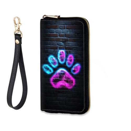 CICPLKSE ���f�B�[�X RFID�u���b�N �W�b�v�A���E���h �E�H���b�g ���O���\�ȃ��X�g�X�g���b�v�t��, ����l�I�����C���̑��Ճv�����g�B, Wallet-A, �J�W���A���B