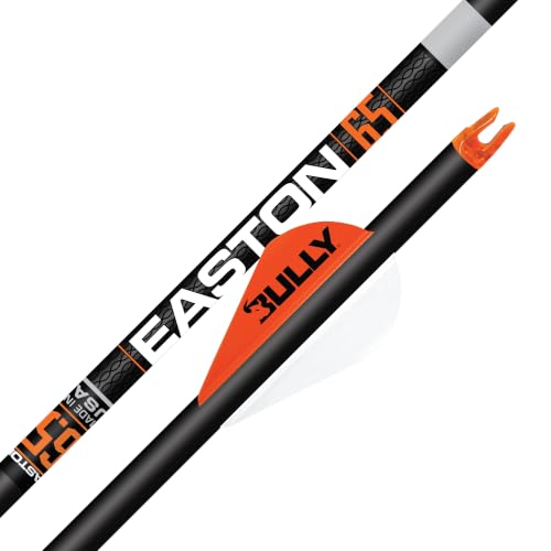 Easton 6.5 Bowhunter Arrows, 6-Pack Fletched, 400 Spine