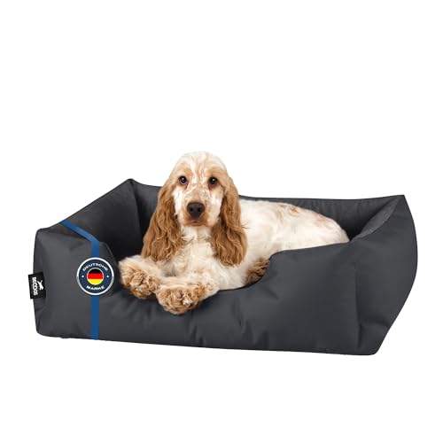 BedDog Hundebett Zara, Hundekissen mit abziehbaren waschbaren Bezug, Hundekorb, Hundesofa, für kleine Hunde, S