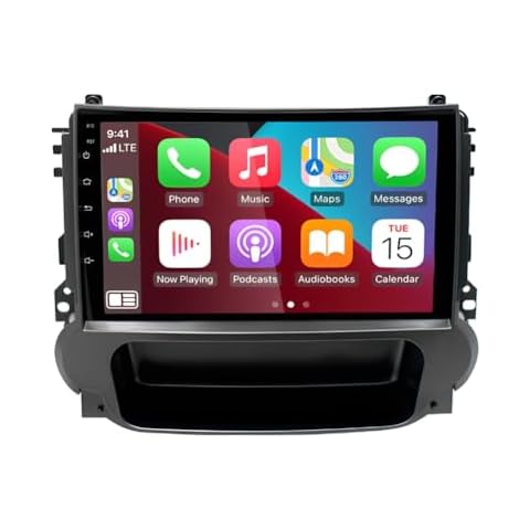 Wireless CarPlay Android Auto Stereo for 2011-2015 Chevy Malibu | 9" Android 13 Double Din Head Unit with GPS, Bluetooth, Backup Camera, 2+32GB Cover
