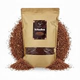 La Herbera | Té Rooibos Aspalathus linearis hoja triturada, Arbusto rojo, Té rojo africano | para infusión | a granel | envasado en España, Rooibos Tea, Dried Rooibos Leaves