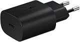 Caricatore Rapido USB-C 25W, Nero PD 3.0 Ricarica Rapida compatibile con iPhone 16/15/14/13/12, Galaxy S24/S23/S22/S21, Realme, iPad, Tablet Presa EU