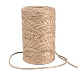 394 Feet Natural Jute Twine String, 2mm Garden Twine Rope, Jute String