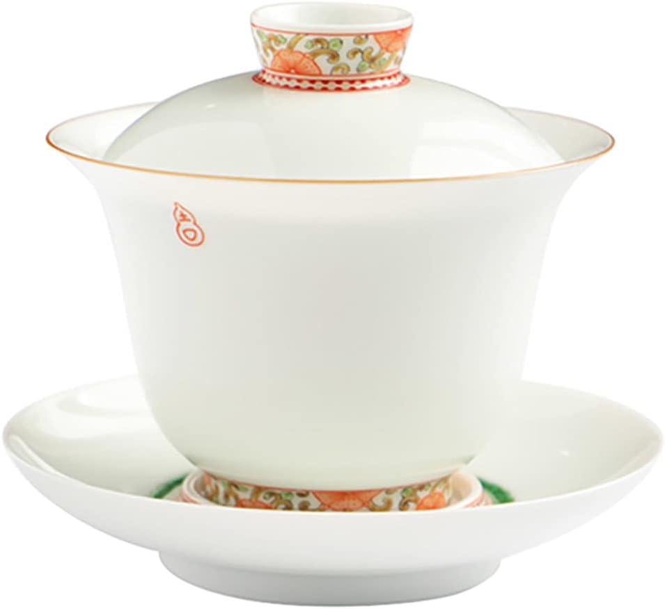 Chinese Gaiwan Porcelain Tureen Creative Tea Cup Bowls Kung Fu Tea Ceremony