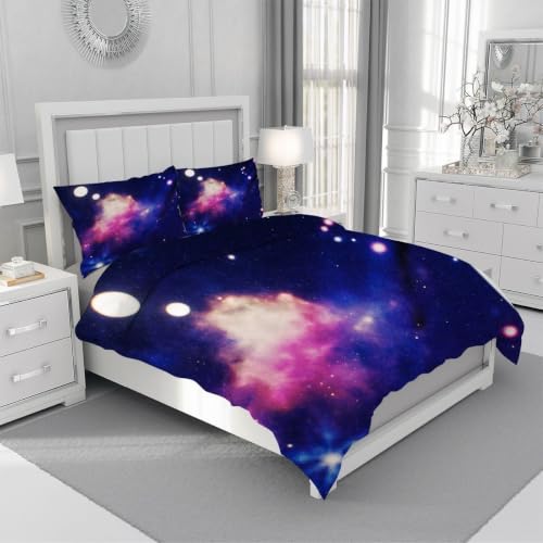 Housse de couette en microfibre sobre et raffiné pour parures de lit 240x260
