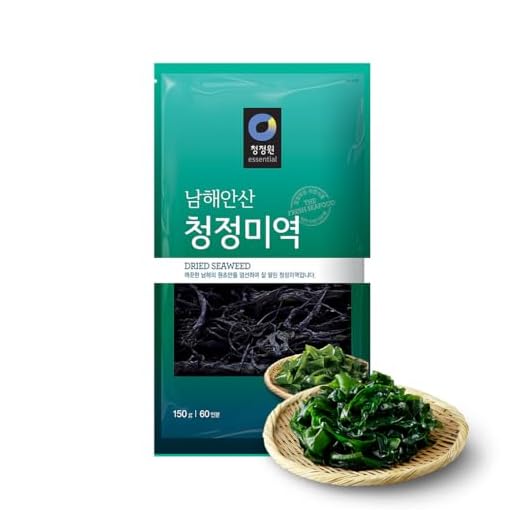 Chung Jung One Premium Korean Dried Seaweed Nori, Product of Korea, 150g, 60 servings, Pack of 1