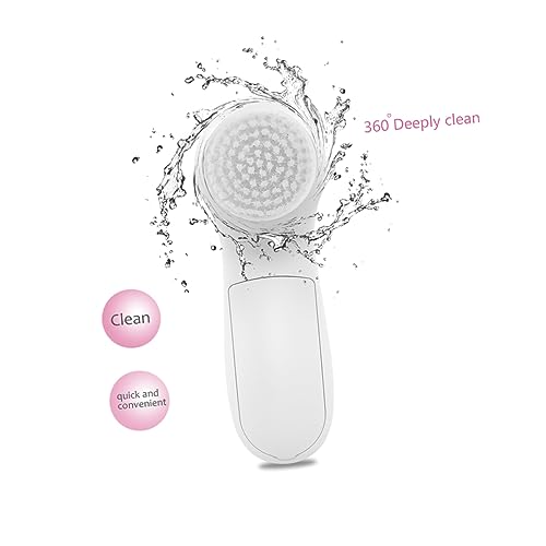 Beavorty Escova De Limpeza Facial 5 1 Limpador Recarregável Para Girar Máquina De Limpeza Facial