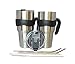 Live Authentic Vacuum Insulated Stainless Steel Travel Tumbler Mug Set of 2