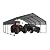 Yardenaler 20x20 FT Heavy-Duty Carport with Metal Roof, Metal Car Port Canopy, Garage Car Shelter Shade for Outdoor, Car, Truck, Gray