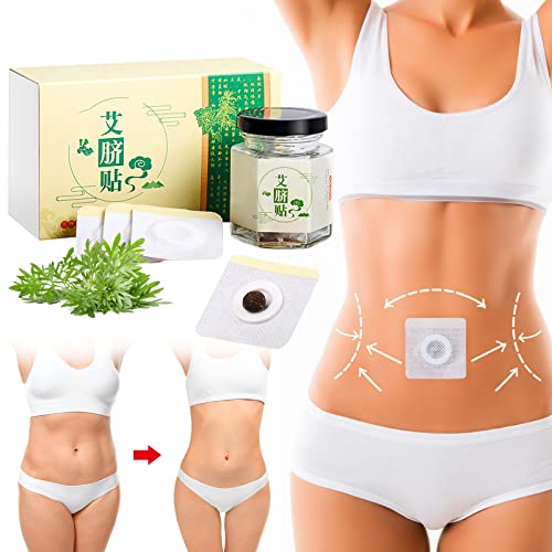 Btlesa Effektives Altes Heilmittel, Beifuß-Nabelaufkleber Slimming Patch Slim Patch Weight Loss Sticker Fettverbrennung Patch, Gesundes Detox-Schlankheits-Bauchpellet Chinese Medicine Belly Sticker Cover
