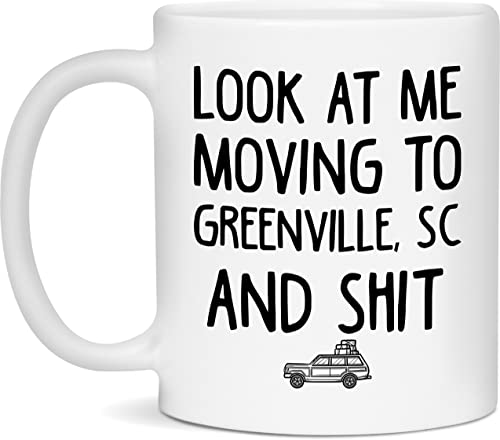 Qwsyjmxdft Greenville SC Farewell College 11oz Mug