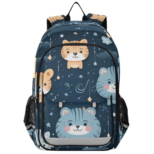 Sac à dos pour écolier fusée de dessin animé de style spatial