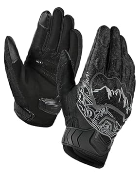 motorbike gloves and boots