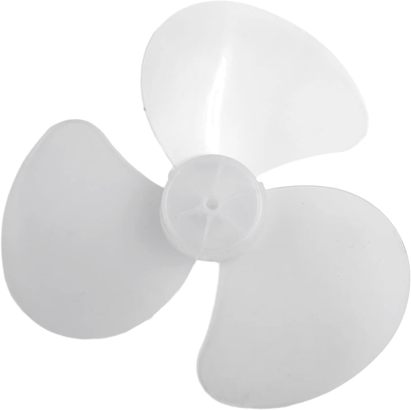 12Plastic Fan Blade Transparent 1pcs Radius 14cm(Transparent White)