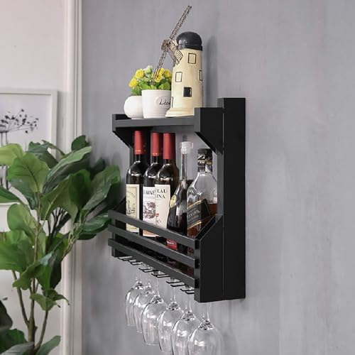 Casier de rangement à vin suspendu pour libérer de l'espace sur table - 3