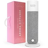 Maison Croyez Waterless Essential Oil Diffuser (120ml Bottle) – Nebulizing Aroma Diffuser, 3 Intensity Levels, 1/3/6H Timer + Auto Mode, Warm Ambient Light, Up to 600 sqft