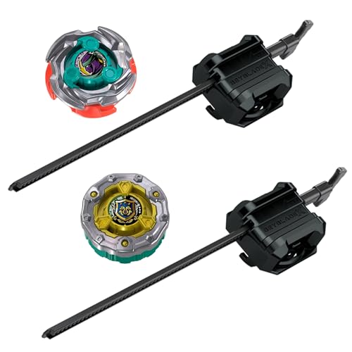 Beyblade X Set de Combat Attaque sournoise avec arène Beystadium, 2 toupies de compétition Takara Tomy à Rotation Droite, 2 lanceurs, dès 8 Ans