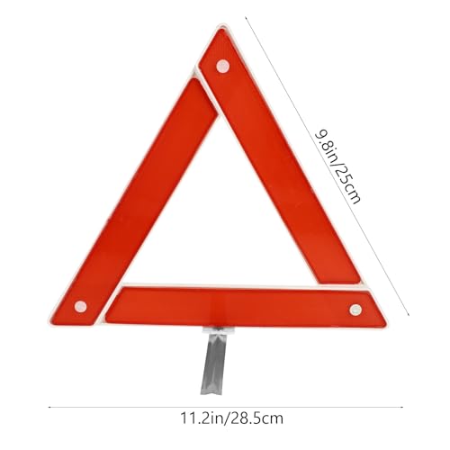 2 triángulos reflectantes de seguridad para auto miniatura 2