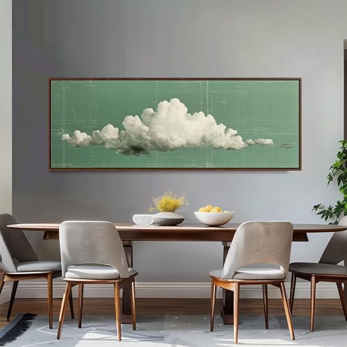 Toile nuage surréaliste décoration murale panoramique