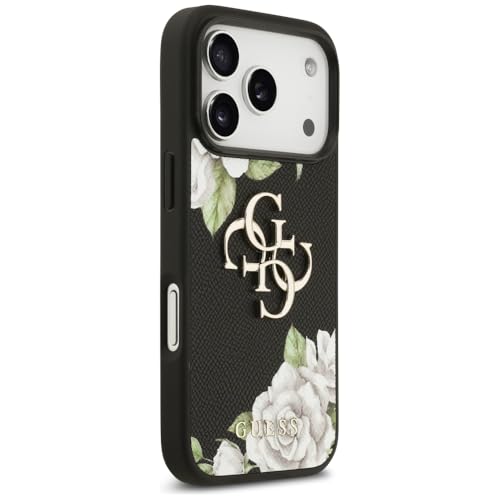 Coque Guess Hardcase 4G Grained Roses Big Logo pour iPhone 17 Pro - vue 5